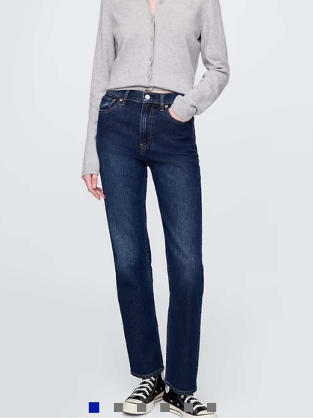 Gap High Rise '90s Straight Jeans 28